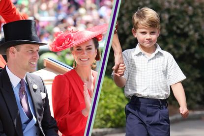 Prince William, Kate Middleton and Prince Louis