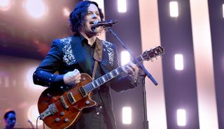 Jack White performs at the Loretta Lynn: An All-Star Birthday Celebration Concert at Bridgestone Arena on April 1, 2019 in Nashville, Tennessee