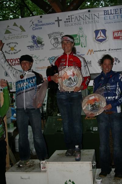 Cohutta 100 Women's podium