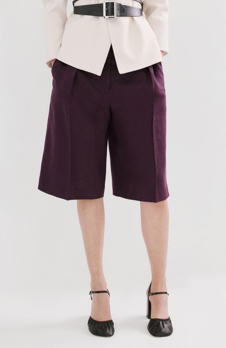 Linen Bermuda Shorts