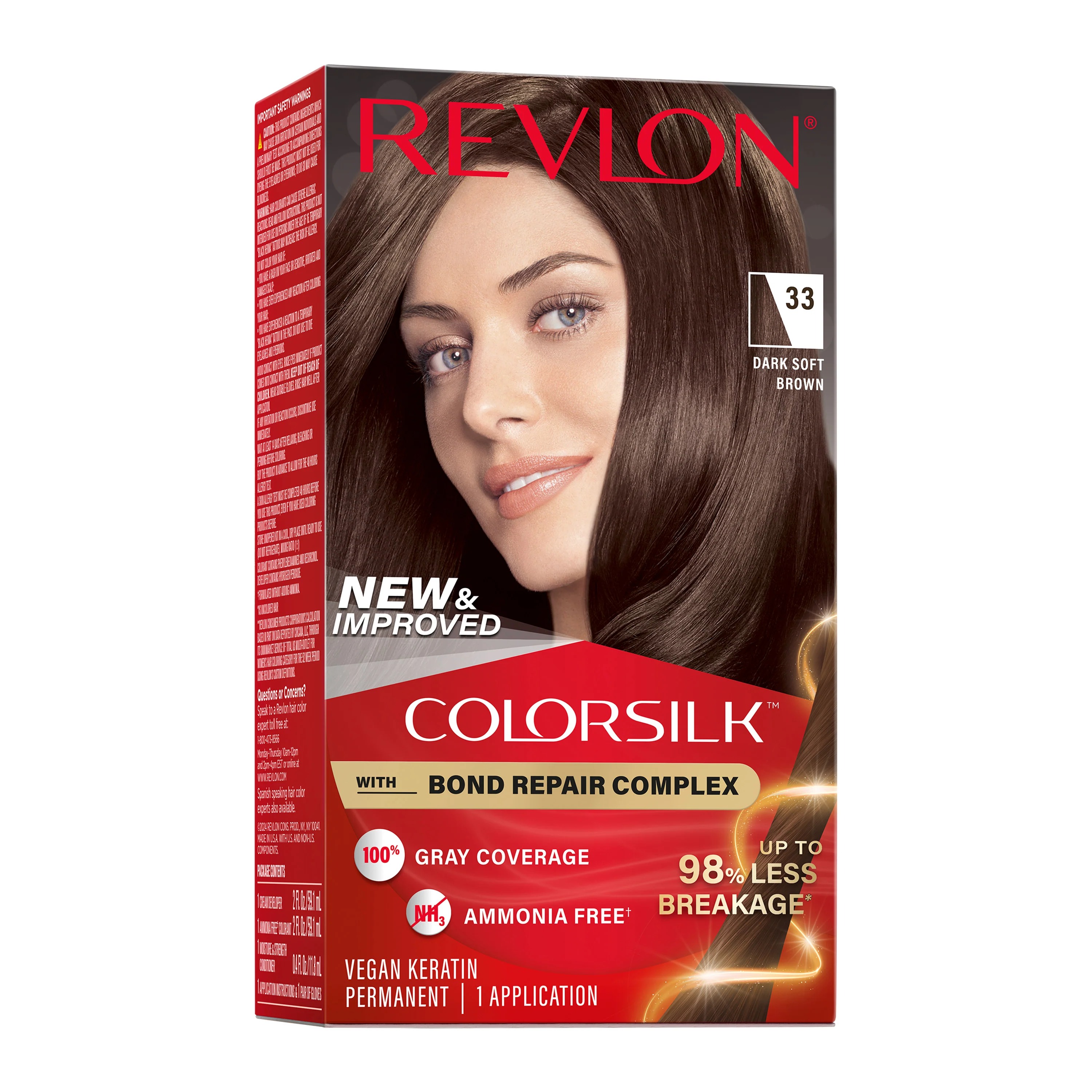 Revlon, Colorsilk&amp;trade; With Bond Repair Complex Permanent Hair Dye