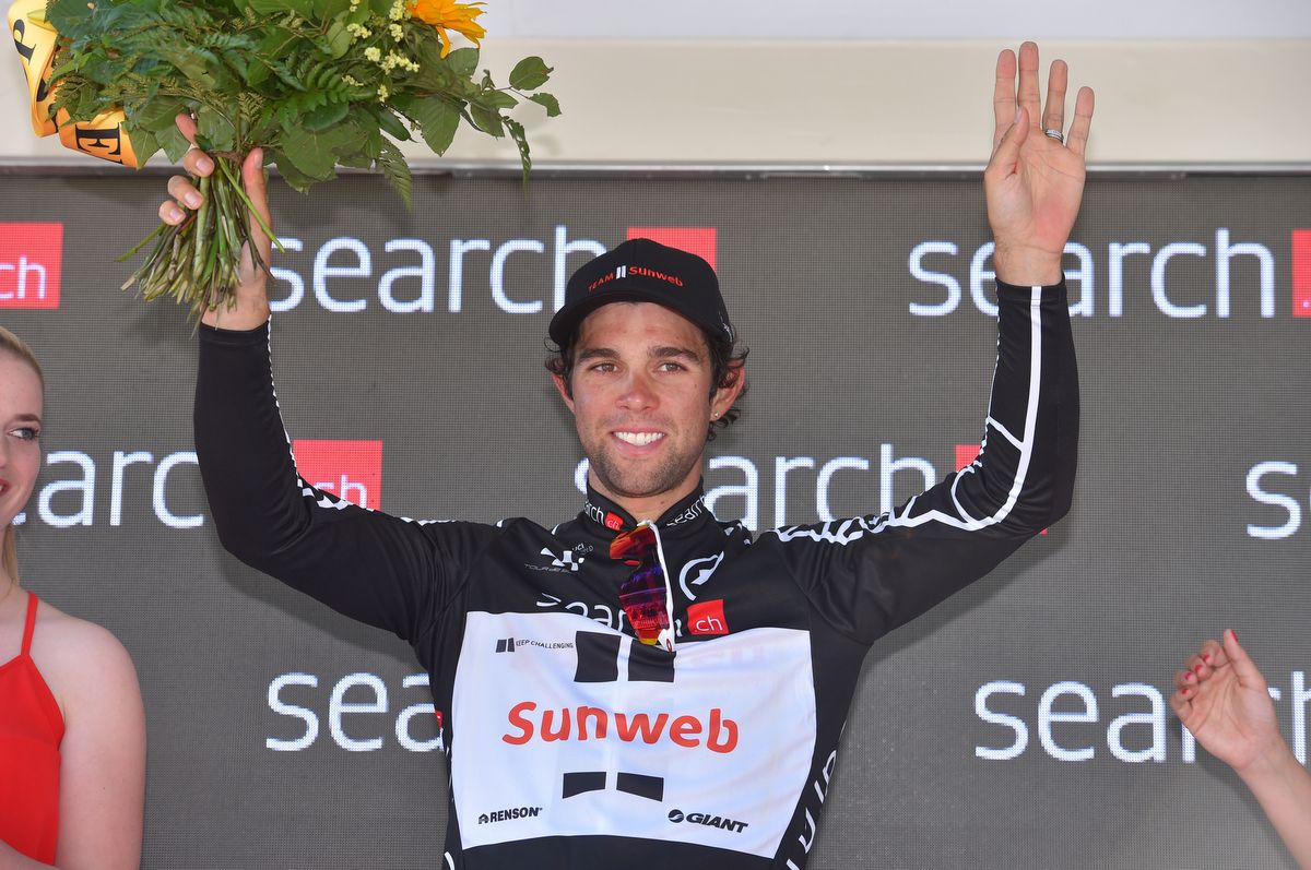Michael Matthews swapped yellow for black