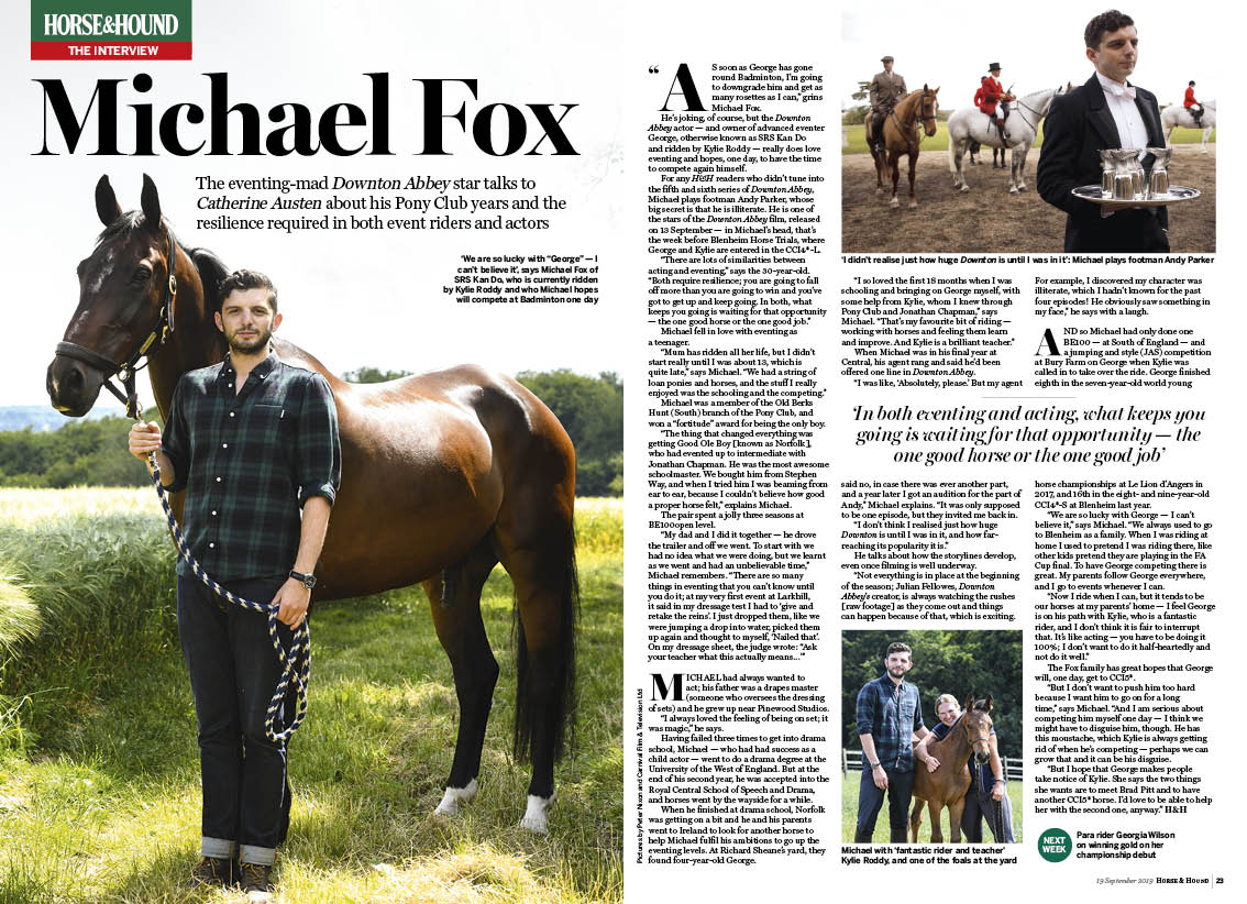 FT 2pp H&amp;amp;H interview Michael Fox