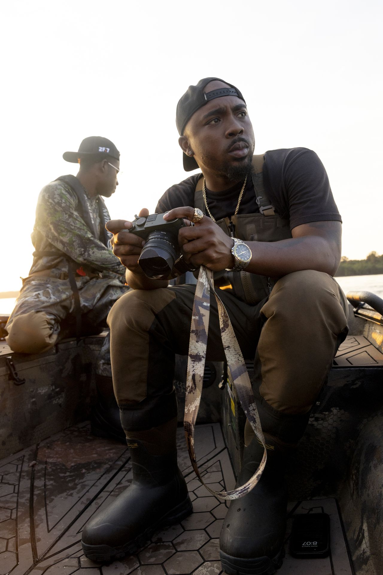 The Peak Design Slide Lite in the limited edition Sitka Optifade Marsh camouflage pattern