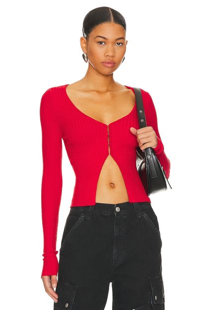 Romantic Layered Knit Top
