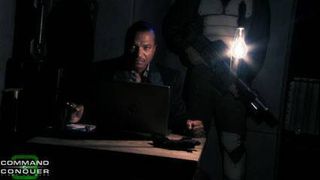 This isn't actually from the game. It's just Billy Dee at home reading email.