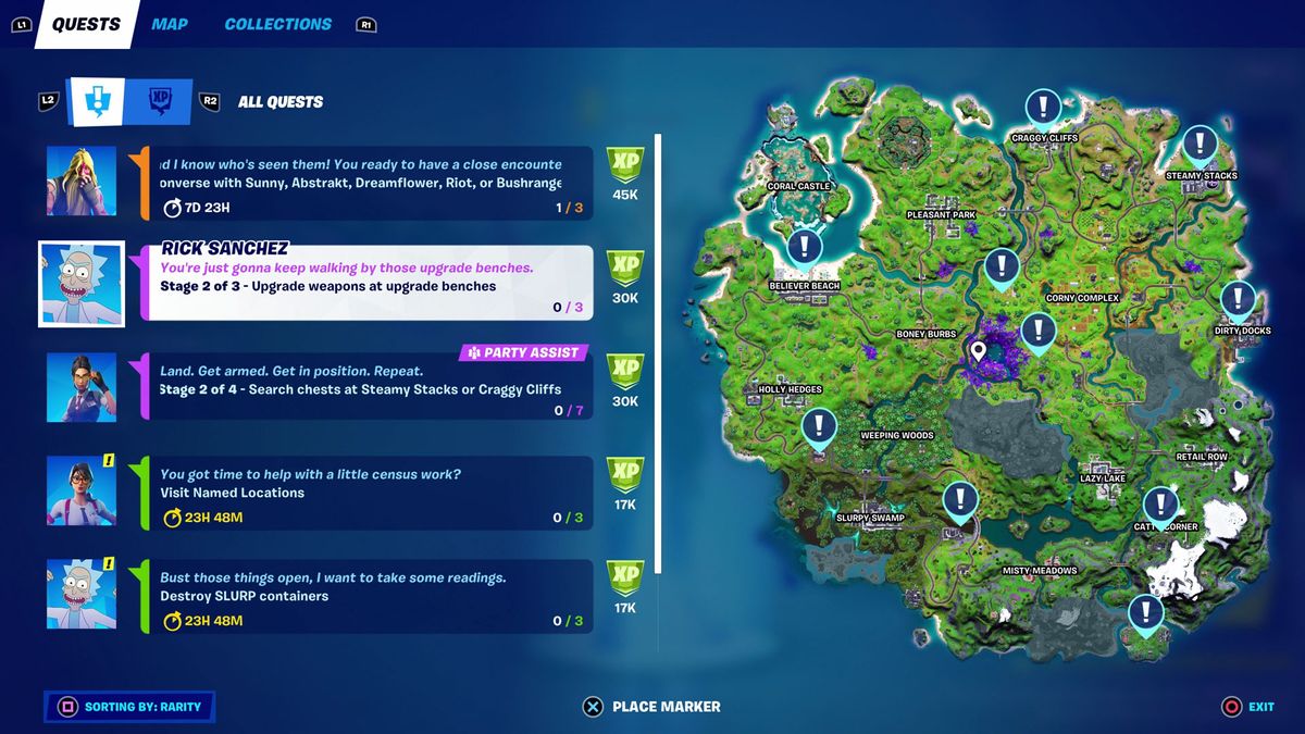 Fortnite Shack Daily Quest Fortnite Week 1 Quests Guide Plus Week 1 Legendary Quests Gamesradar