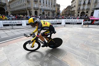 TURIN ITALY MAY 08 Paul Martens of Germany and Team Jumbo Visma during the 104th Giro dItalia 2021 Stage 1 a 86km Individual Time Trial stage from Torino to Torino ITT girodiitalia Giro on May 08 2021 in Turin Italy Photo by Stuart FranklinGetty Images