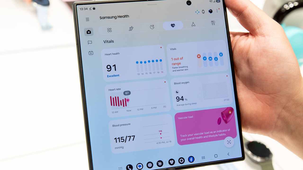 New Galaxy Watch 9 and Watch Ultra 2 features in the Samsung Health app, shown off at a hands-on event