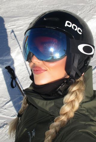 Plaits ski hairstyle