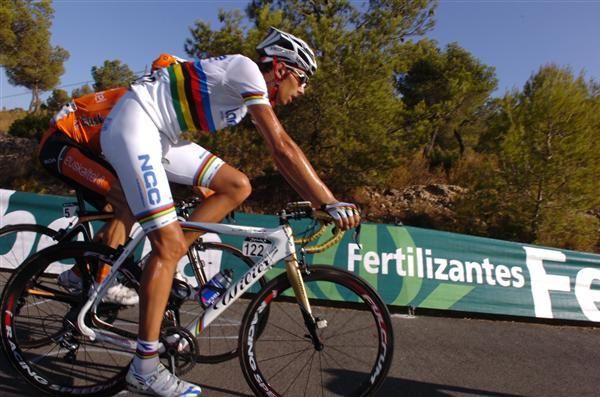 Alessandro Ballan (Lampre-NGC) on the Xorret del Cati