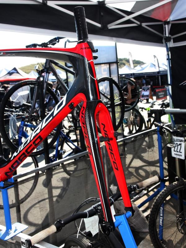 The new Norco Threshold uses a tapered front end.