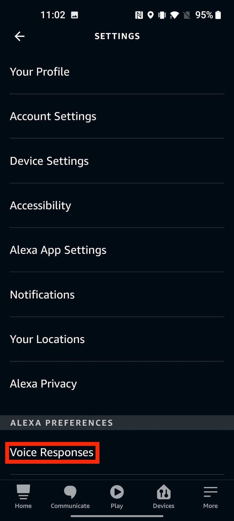 How to to enable Alexa's adaptive volume feature on an Echo device
