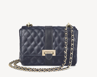 Lottie Bag, Navy Quilted Kaviar, ( £550