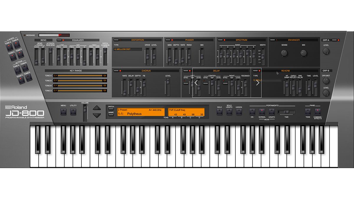 Roland JD-800 synth plugin