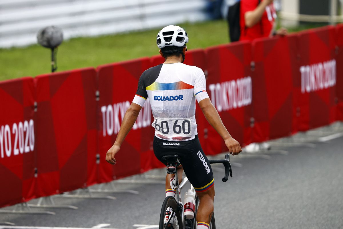 Tokyo 2020 Olympic Games - Olimpiadi Tokyo 2020 - Men's Road Race - Musashinonomori Park - Fuji Internetional Speedway 234 km - 24/07/2021 - Richard Carapaz (ECU - Ineos Grenadiers) - photo Luca Bettini/BettiniPhoto&Acirc;&copy;2021