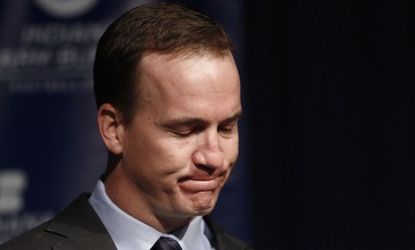 Peyton Manning, winner of four NFL MVP awards, has been cut by the Indianapolis Colts after 14 years.