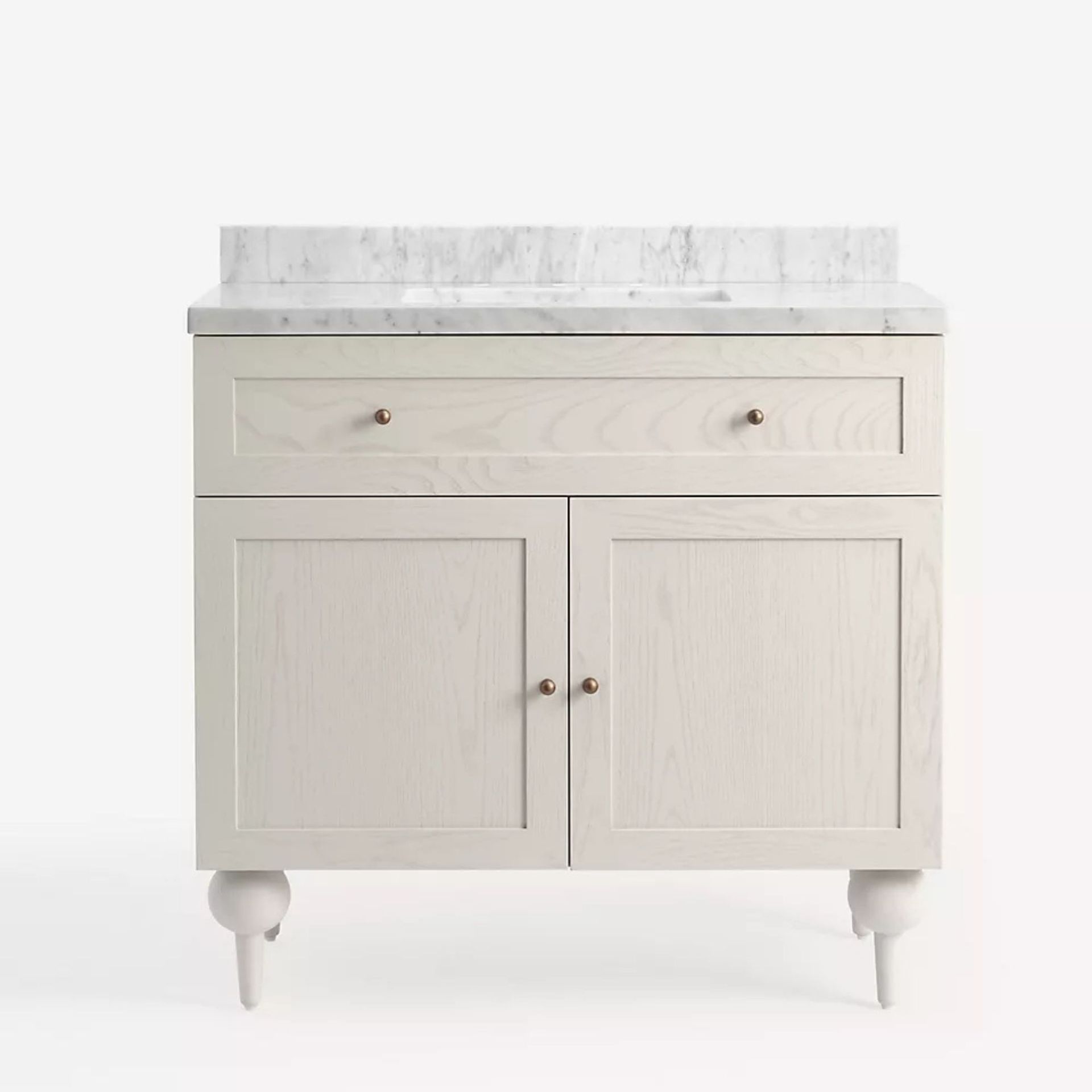 Fern Marble-Top Single Bathroom Vanity
