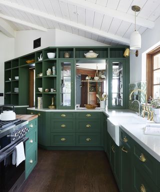 Interior designer Bobby Berk reveals his favorite green kitchen paints, green kitchen