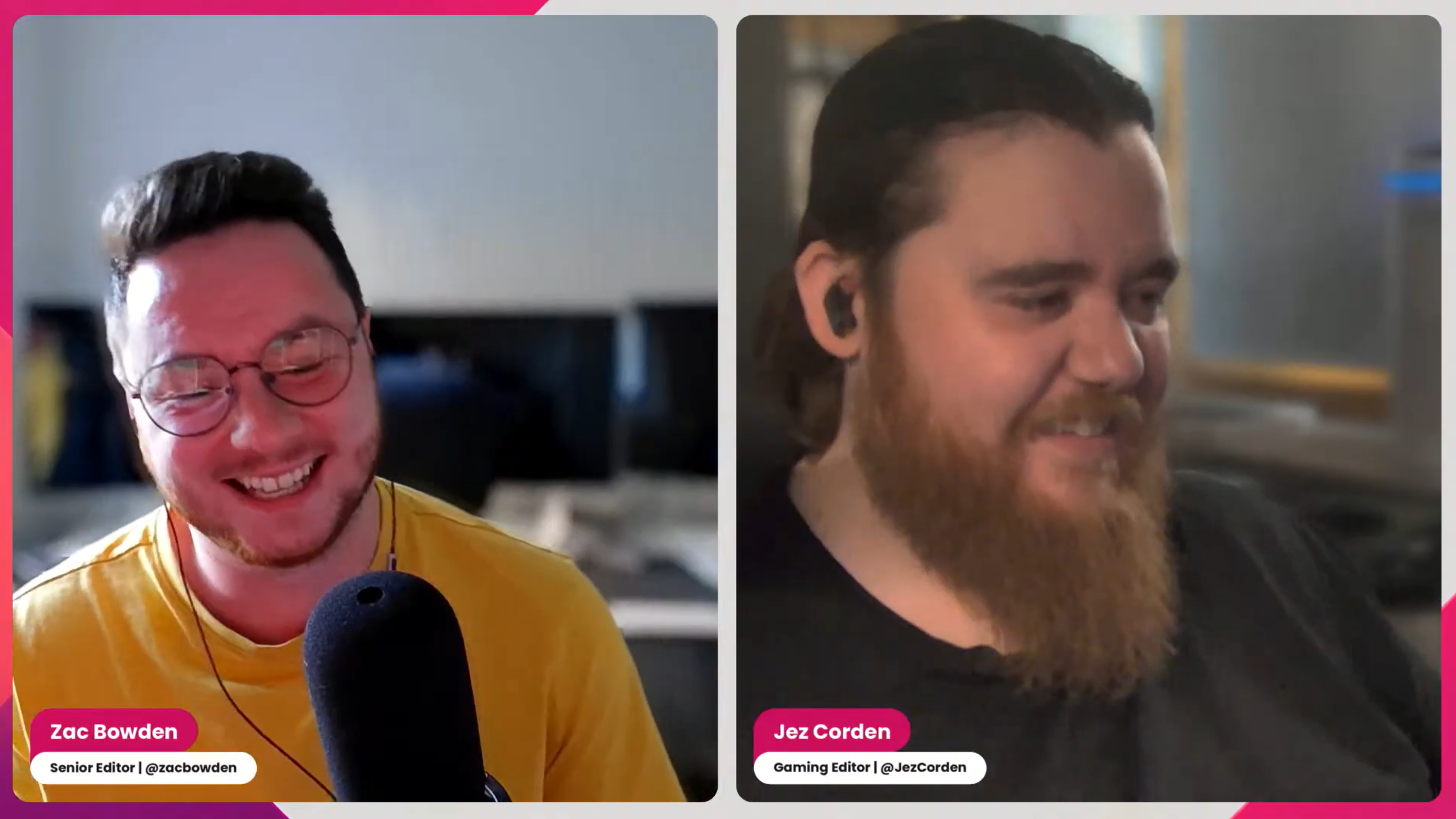 Zac and Jez on the Windows Central Podcast