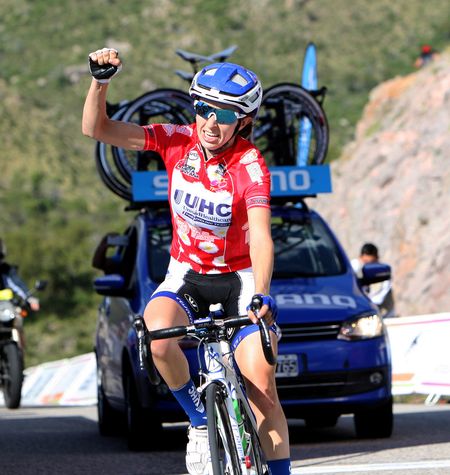 Katie Hall (UnitedHealthcare) celebrates victory
