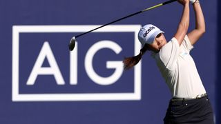 In Kyung Kim in the second round of the AIG Women's Open