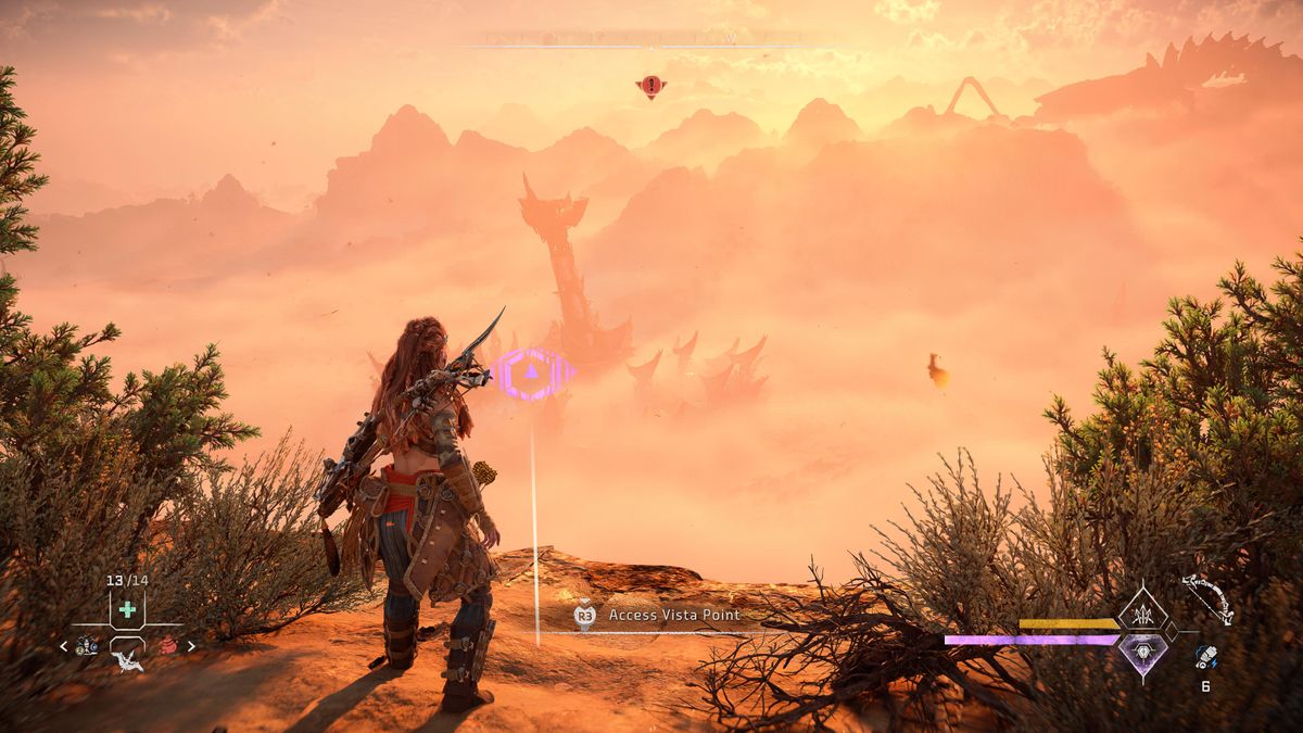 The Scalding Spear Vista Point in Horizon Forbidden West