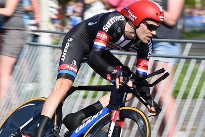 Tom Dumoulin wins Giro d Italia 2016 stage one time trial Cycling Weekly