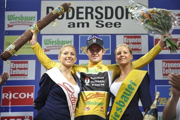 Jakob Fuglsang (Den) RadioShack-Nissan takes another yellow jersey at the Int. &Ouml;sterreich-Rundfahrt-Tour of Austria
