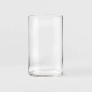 glass hurricane vase