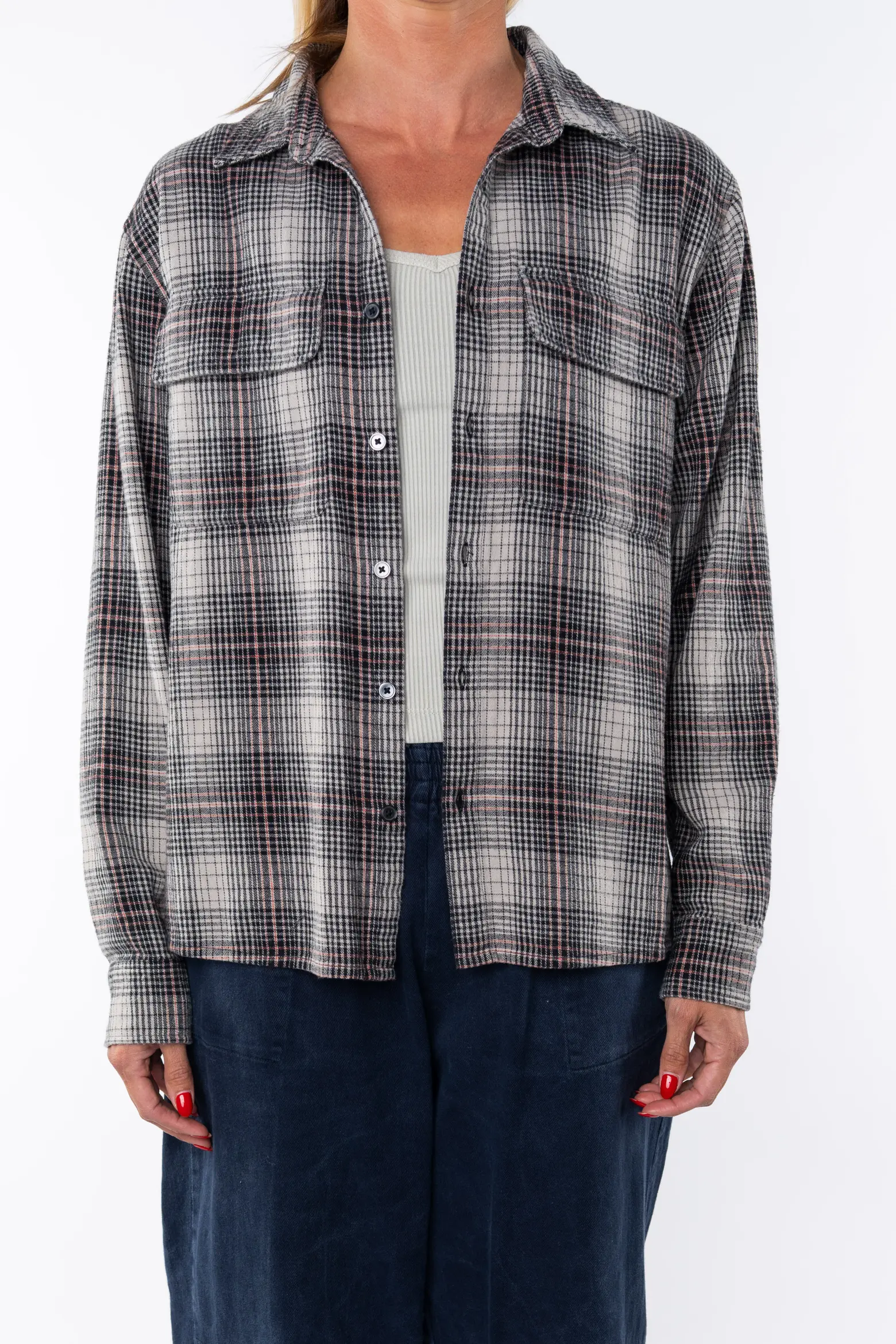 ARIKO, Gender Inclusive Summer Softy Plaid Shirt