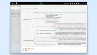 A screenshot showing a mind map made by the Voice Memos app on the Ugreen iDX6011 Pro