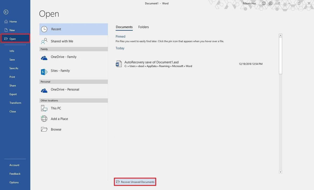 How to recover unsaved documents in Office | Windows Central