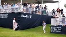Austin Smotherman takes a shot at the Butterfield Bermuda Championship 