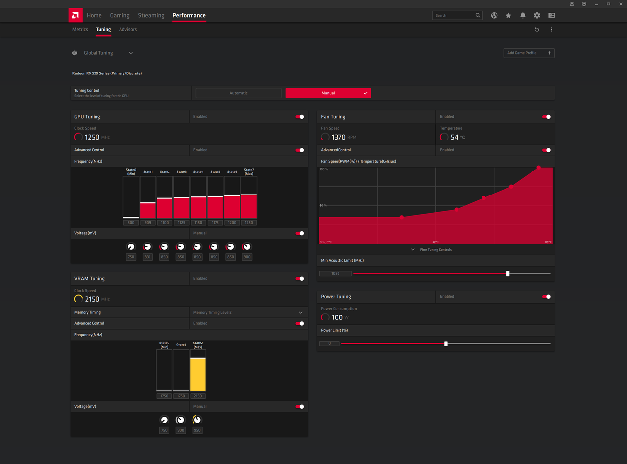 Mining Settings used for AMD and Nvidia legacy GPUs