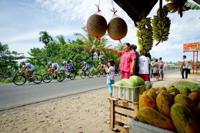 Landscape from stage 7, Tour de Singkarak 2013