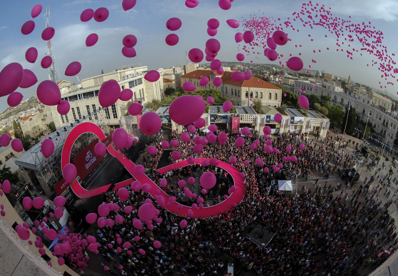 The 2018 Giro d'Italia team presentation in Israel