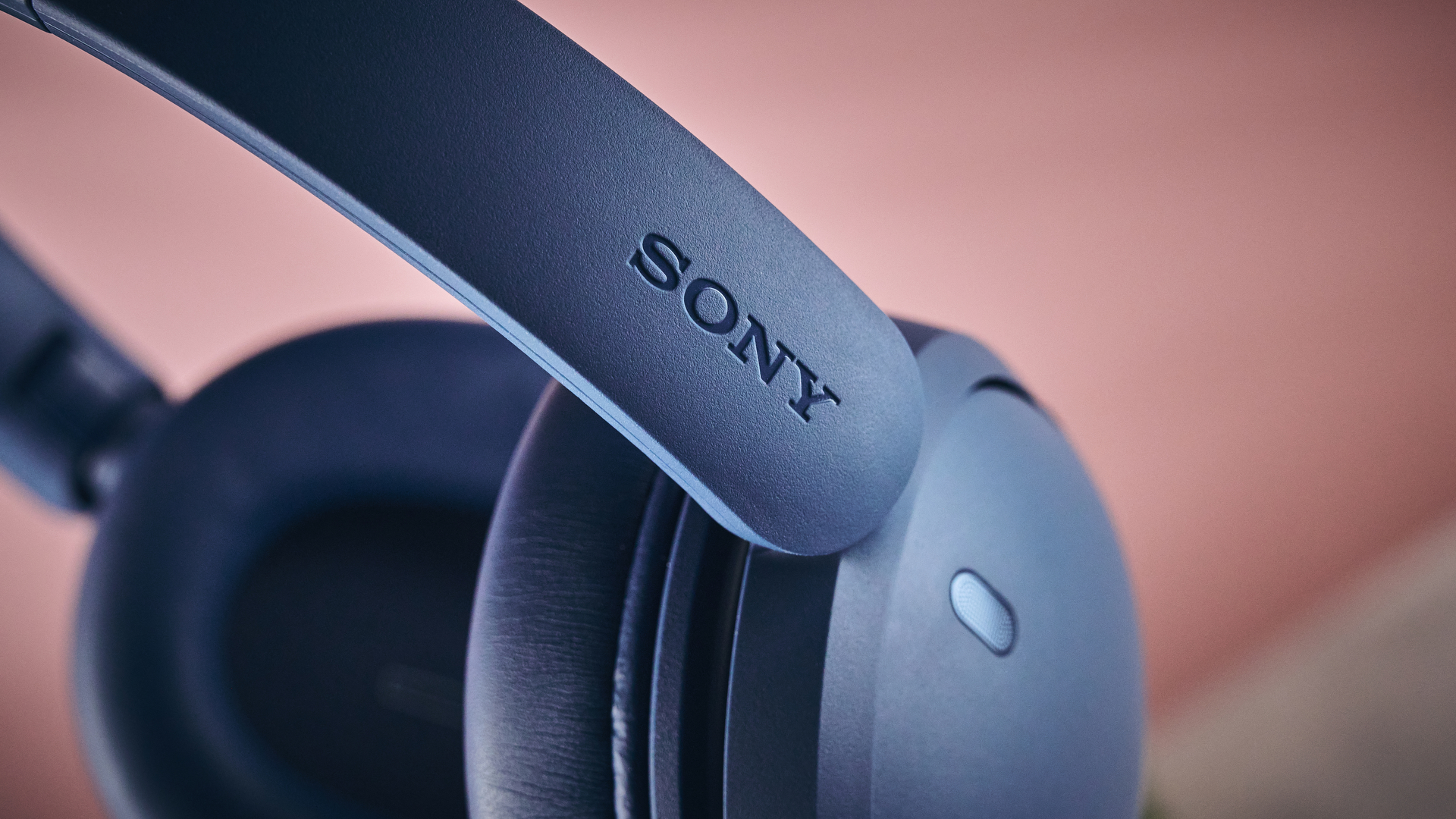 Sony logo on the Sony WH-CH730N
