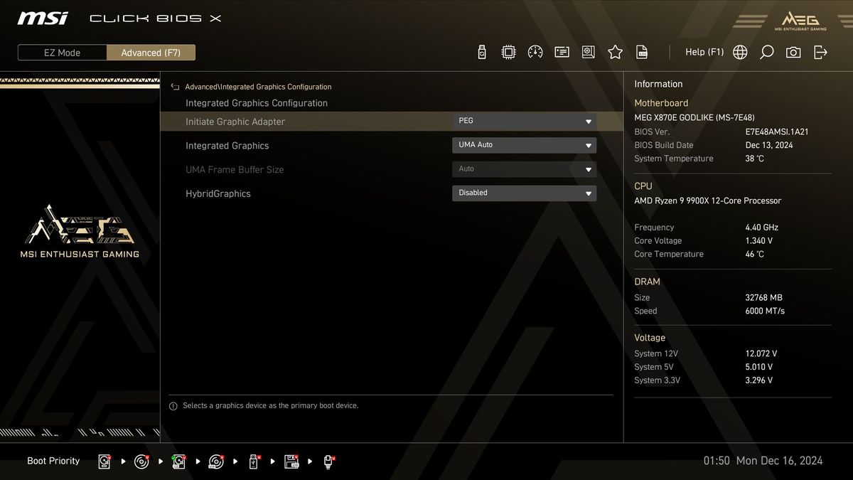 MSI X870E Godlike