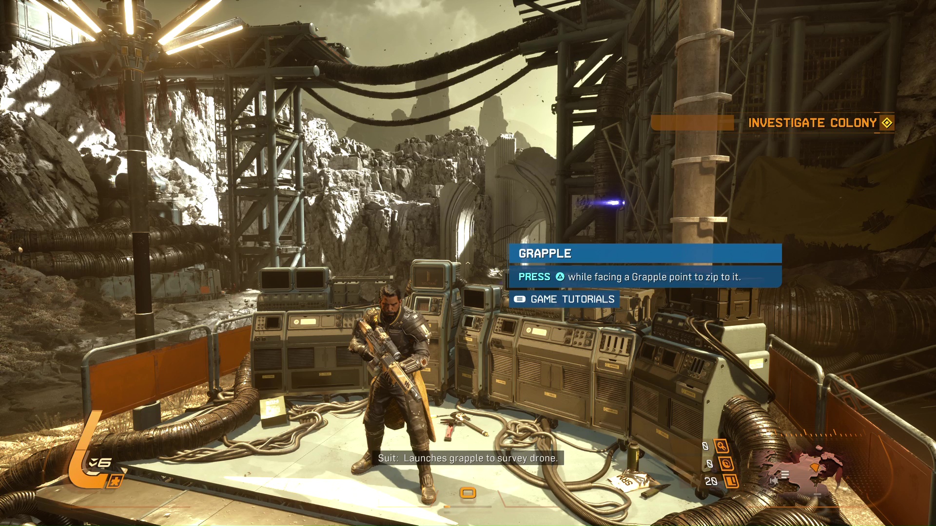 How to unlock the Grapple hook in Saros