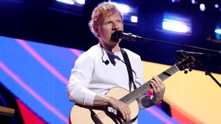 Ed Sheeran performs onstage during iHeartRadio z100's Jingle Ball 2025 Presented By Capital One at Madison Square Garden on December 12, 2025 in New York City