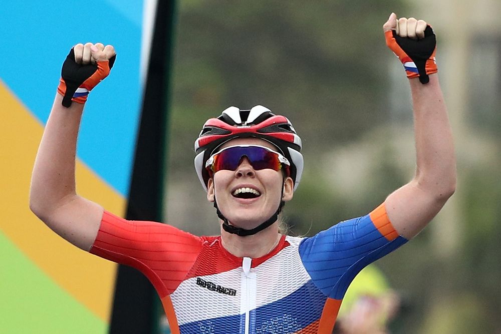 Anna van der Breggen (Netherlands) wins the Olympic Games road race