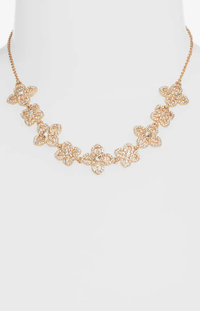 $78 Lace Is More Floral Frontal Necklace at Nordstrom