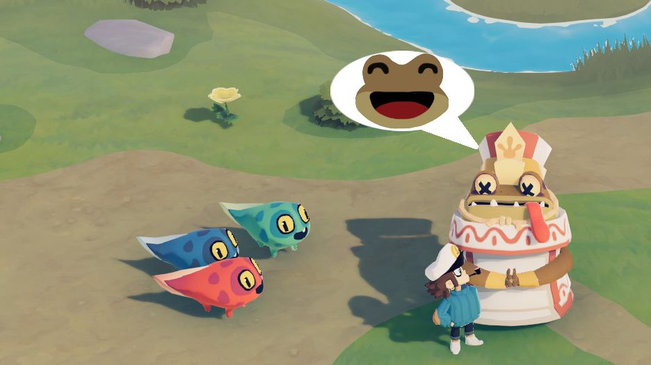 A happy frog