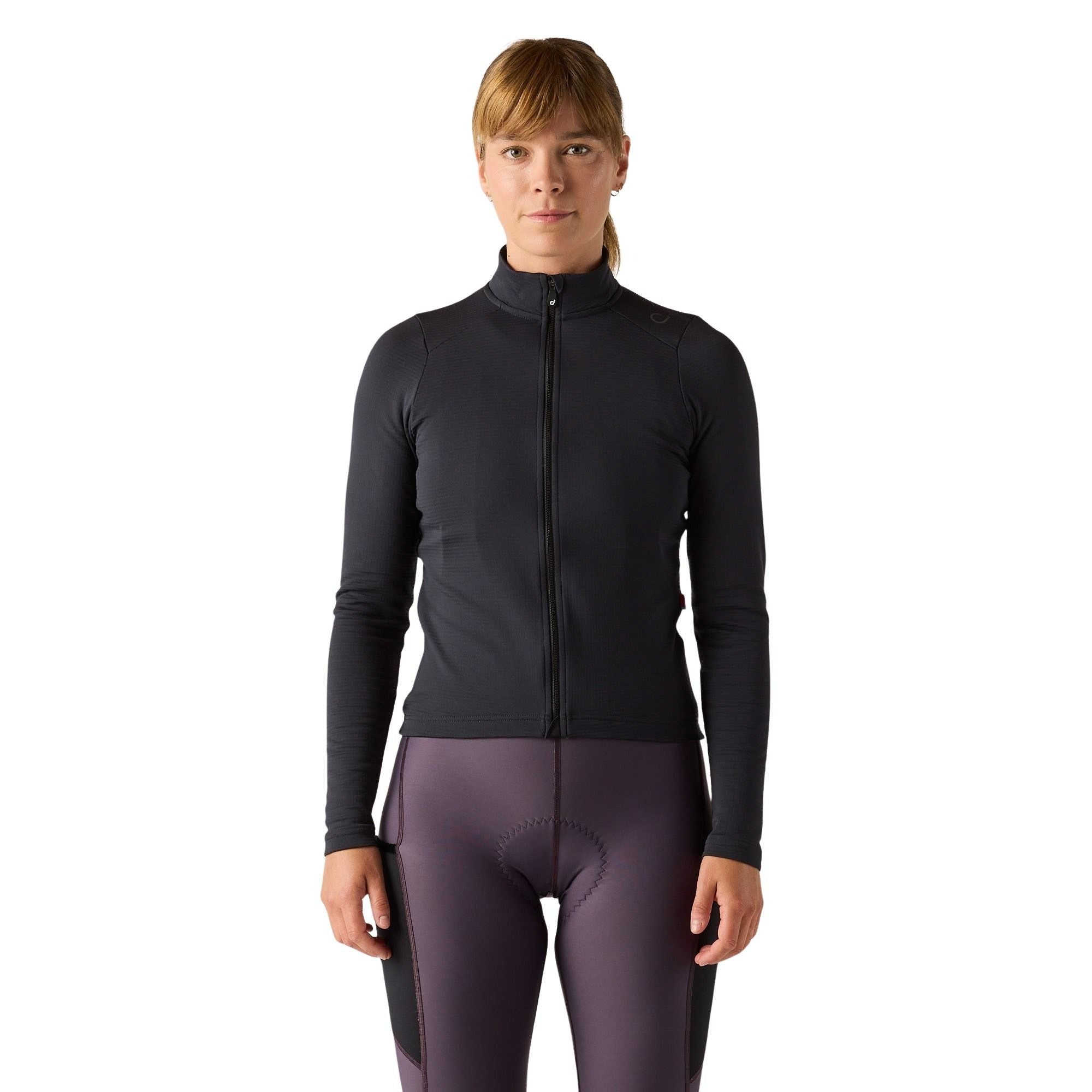 Women's Luxe Thermal Long Sleeve Jersey - Xxs / Black