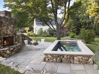 plunge pool in garden