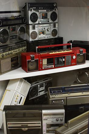 Various colors and designed radios