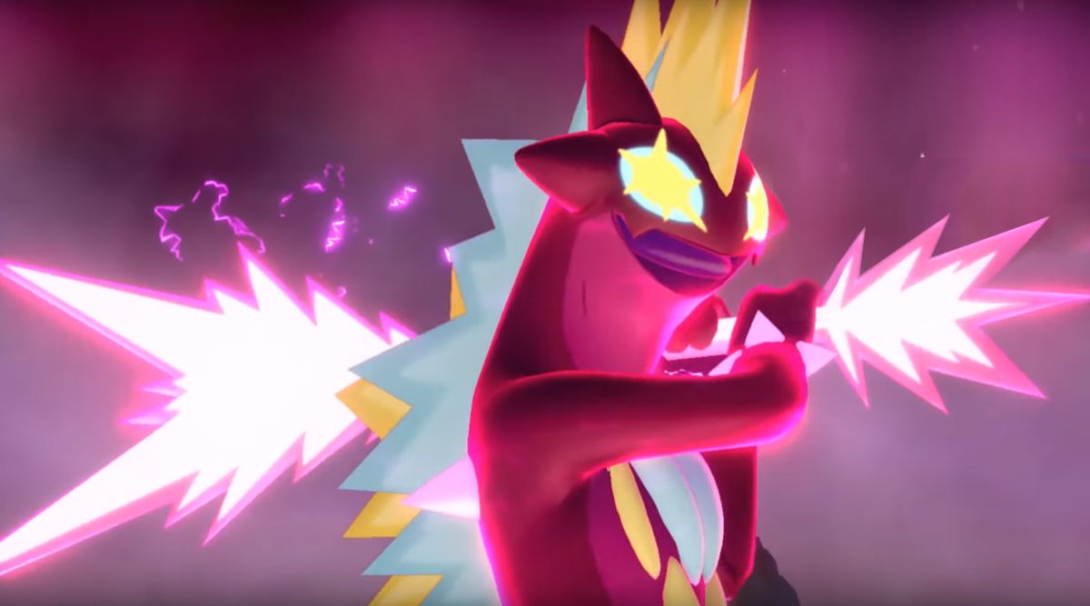 Gigantamax Toxtricity  Pokémon Sword e Pokémon Shield