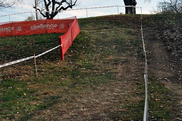 One of several steep, punchy ascents on the Louisville USGP circuit.