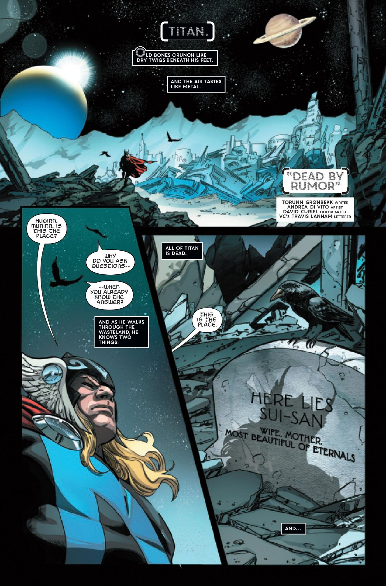 Thanos: Death Notes #1 art